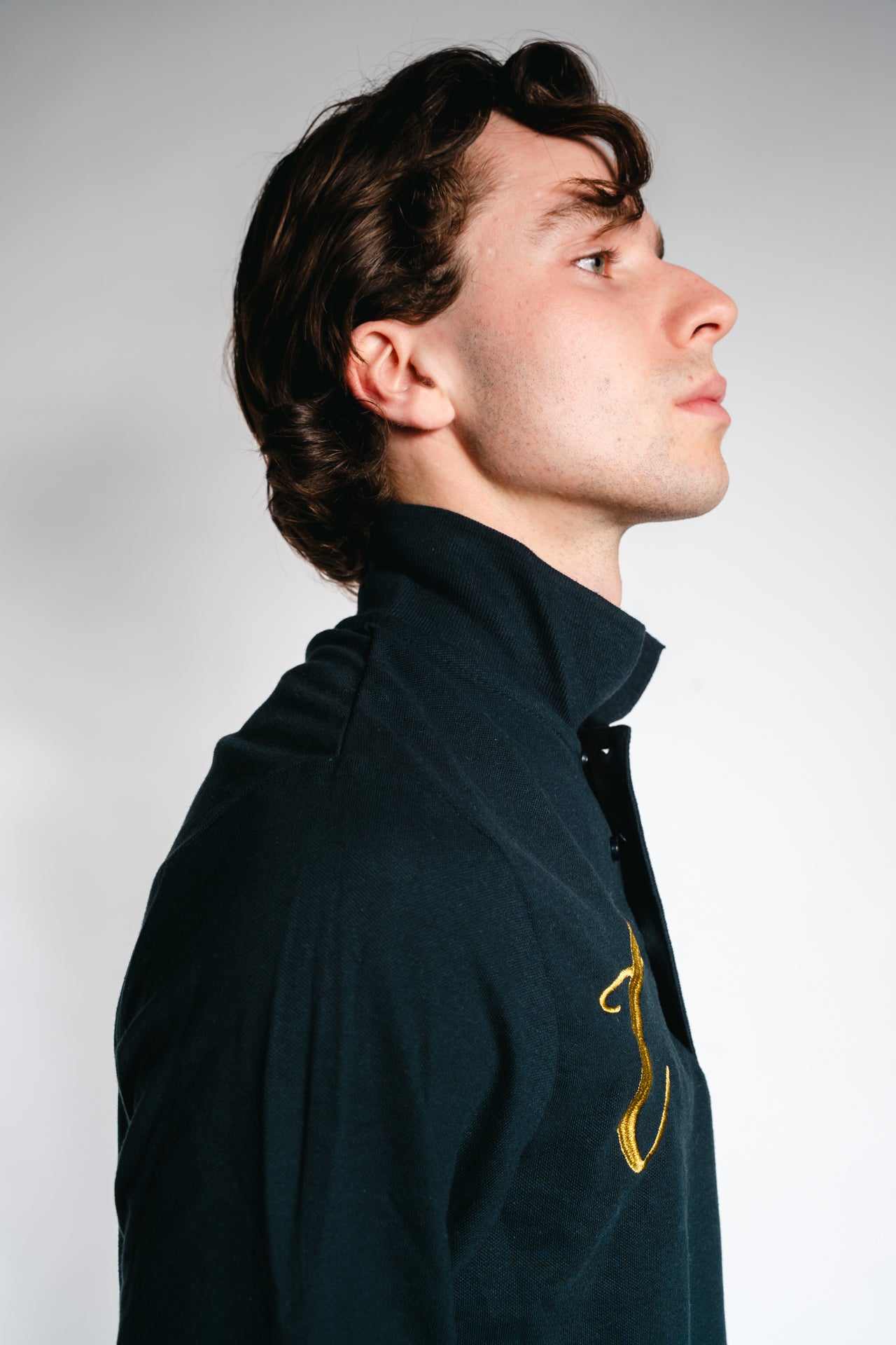Champagneros Club Sylt - Longsleeve Poloshirt - Navy Blue