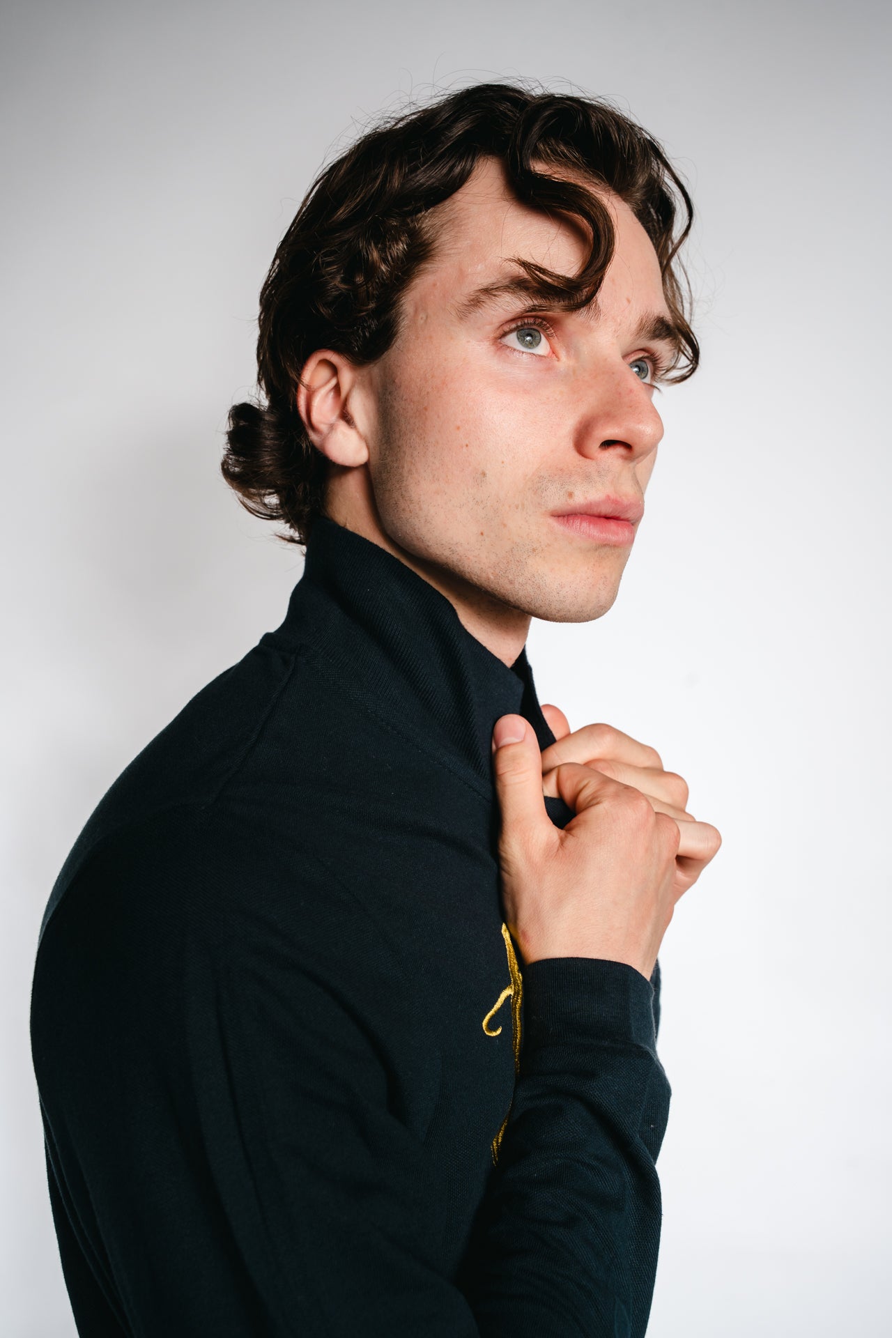 Champagneros Club Sylt - Longsleeve Poloshirt - Navy Blue
